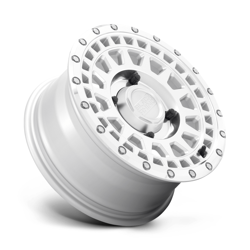 Black Rhino Hard Alloys Parker UTV 14x7 Silver w/Mirror Cut Face 36mm ET 80.2mm CB 4x110
