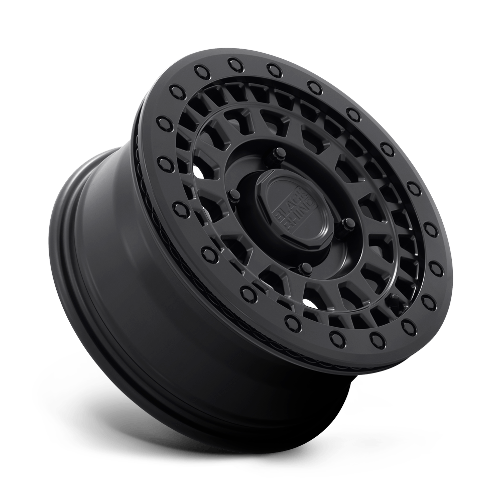 Black Rhino Hard Alloys Parker UTV Beadlock 14x7 Matte Black 36mm ET 80.2mm CB 4x110