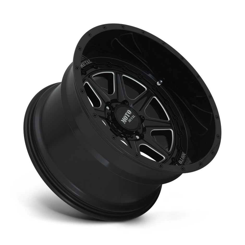 Moto Metal MO801 Phantom 20x10 Gloss Black Milled -18mm ET 71.5mm CB 5x127
