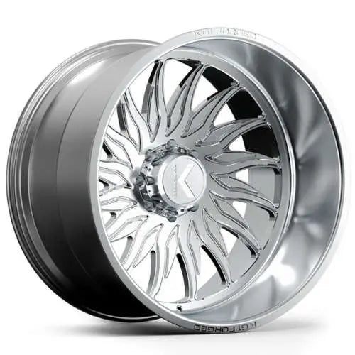 KG1 Forged KC015 Phoenix-Left Wheel 24x14 Brushed -76mm ET 124.3mm CB 8x180