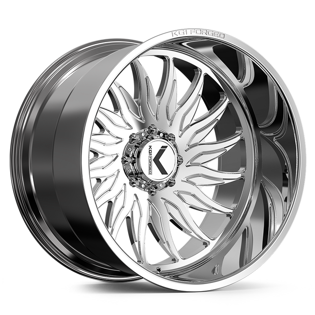 KG1 Forged KC015 Phoenix-Right Wheel 26x14 Polished -76mm ET 125.1mm CB 8x170