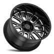 Black Rhino Hard Alloys Pismo 20x9.5 Gloss Black w/Milled Spokes -18mm ET 71.5mm CB 5x127