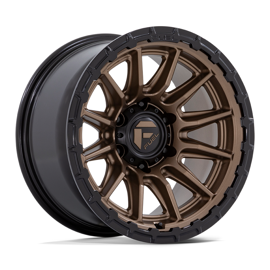 Fuel Wheels FC866 Piston 17x8.5 Matte Bronze w/Gloss Black Lip 25mm ET 72.56mm CB 5x114.3