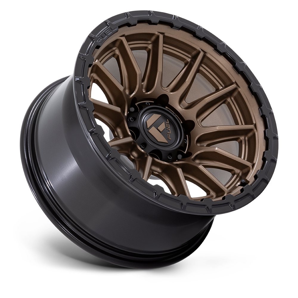 Fuel Wheels FC866 Piston 17x8.5 Matte Bronze w/Gloss Black Lip 25mm ET 72.56mm CB 5x114.3