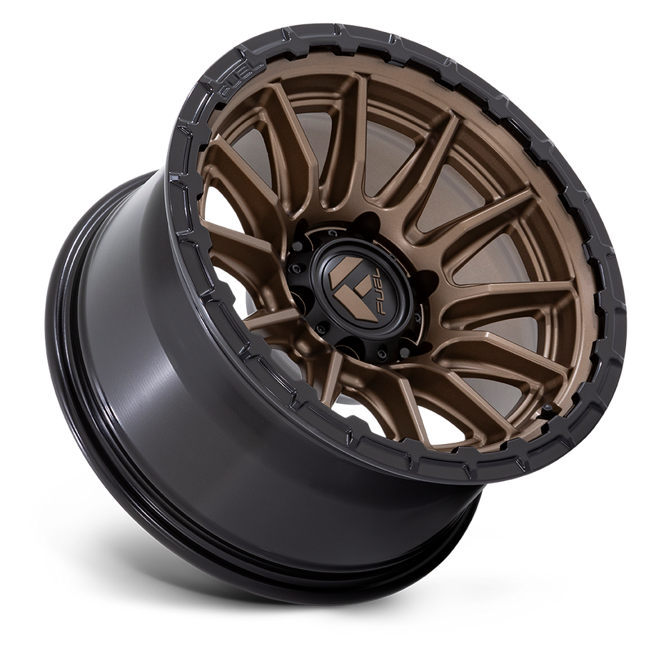 Fuel Wheels FC866 Piston 17x8.5 Matte Bronze w/Gloss Black Lip 25mm ET 72.56mm CB 5x114.3