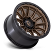 Fuel Wheels FC866 Piston 17x8.5 Matte Bronze w/Gloss Black Lip 25mm ET 72.56mm CB 5x114.3