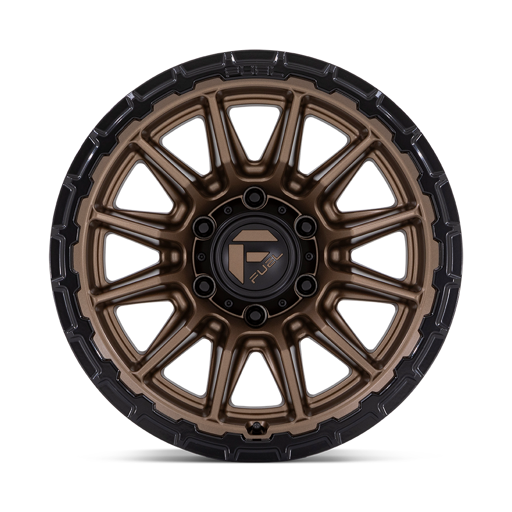 Fuel Wheels FC866 Piston 17x8.5 Matte Bronze w/Gloss Black Lip 25mm ET 72.56mm CB 5x114.3
