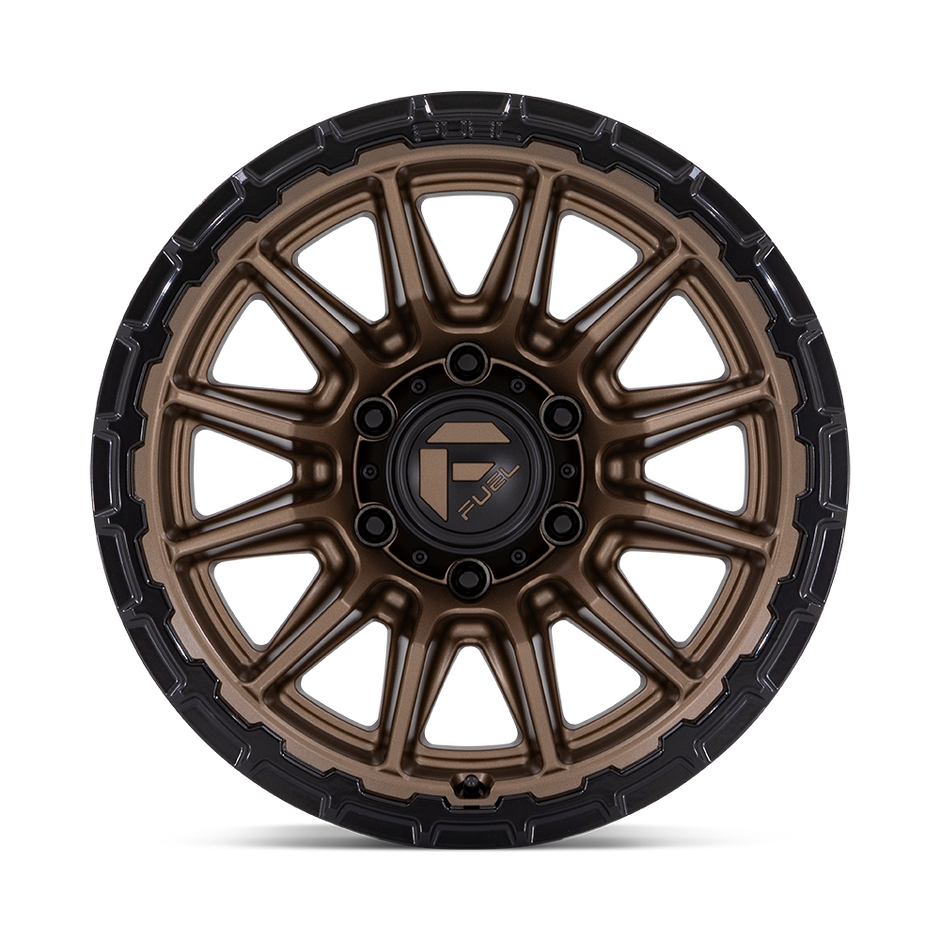 Fuel Wheels FC866 Piston 17x8.5 Matte Bronze w/Gloss Black Lip 25mm ET 72.56mm CB 5x114.3