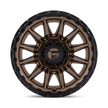 Fuel Wheels FC866 Piston 17x8.5 Matte Bronze w/Gloss Black Lip 25mm ET 72.56mm CB 5x114.3
