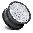 Fuel Wheels FV866 Piston UTV 15x7 Hyper Silver Machined Face W/Matte Black Lip 10mm ET 96mm CB 4x137