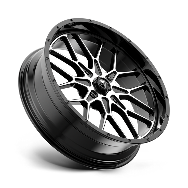 MSA Offroad Wheels M45 Portal 16x7 Gloss Black Machined 10mm ET 115.1mm CB 4x156