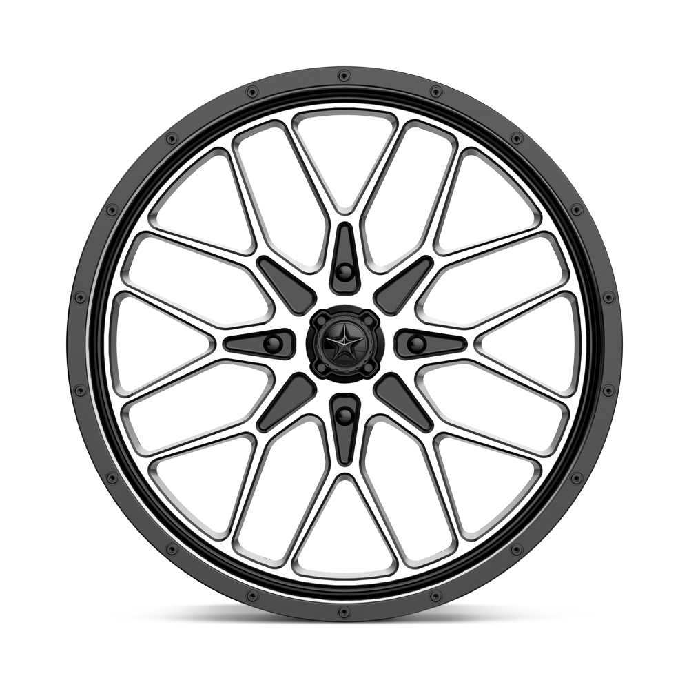 MSA Offroad Wheels M45 Portal 16x7 Gloss Black Machined 10mm ET 96mm CB 4x137