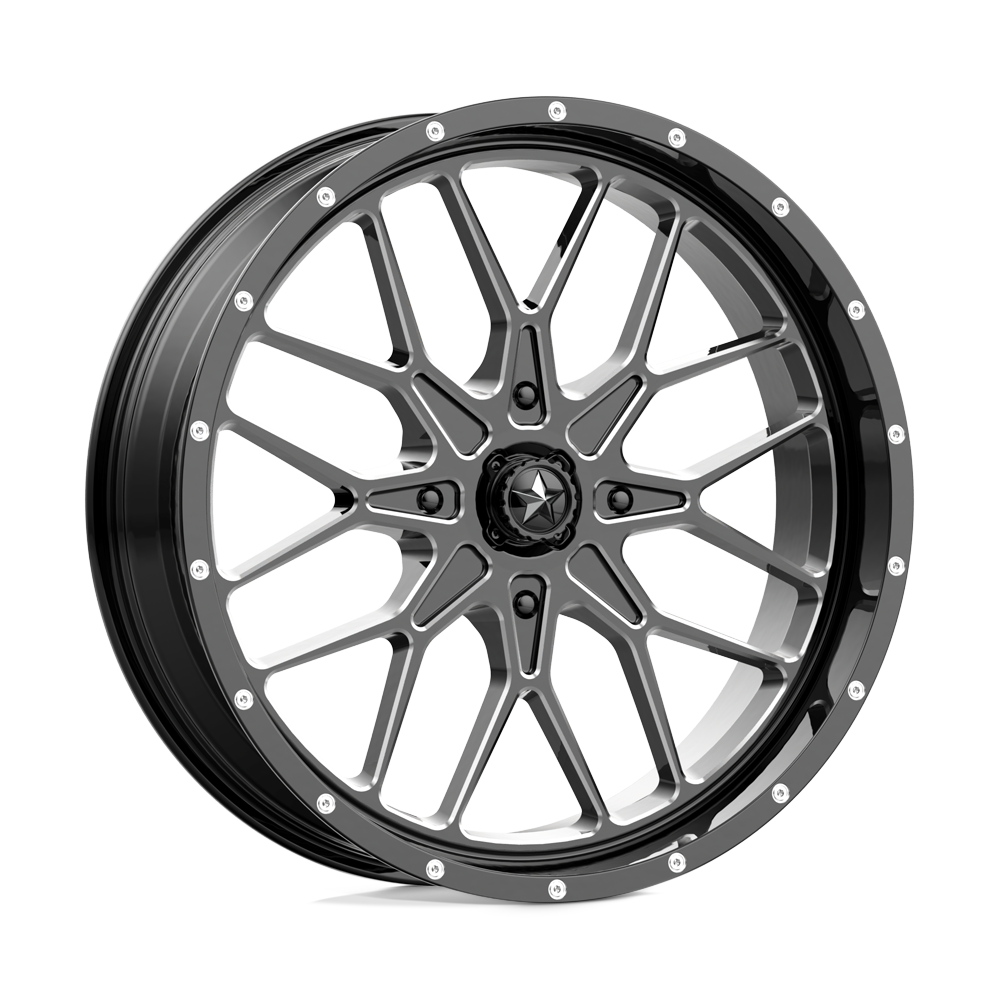 MSA Offroad Wheels M45 Portal 16x7 Gloss Black Milled 10mm ET 115.1mm CB 4x156