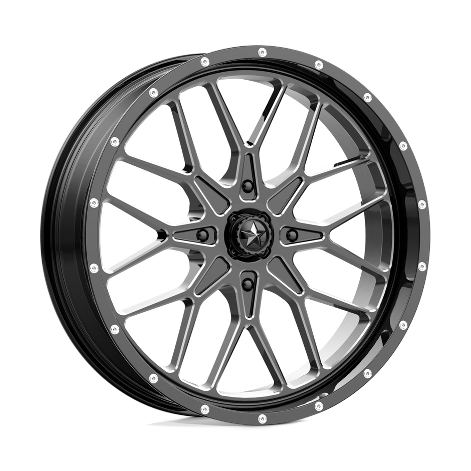 MSA Offroad Wheels M45 Portal 16x7 Gloss Black Milled 10mm ET 115.1mm CB 4x156