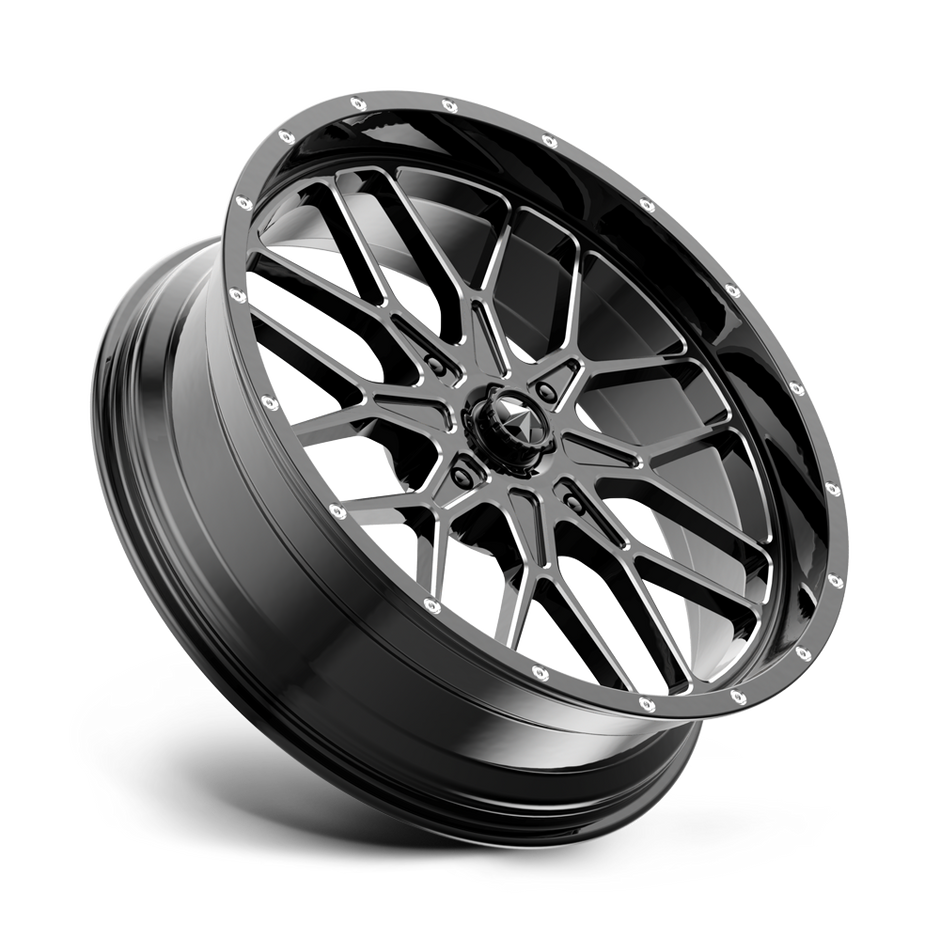 MSA Offroad Wheels M45 Portal 16x7 Gloss Black Milled 10mm ET 115.1mm CB 4x156