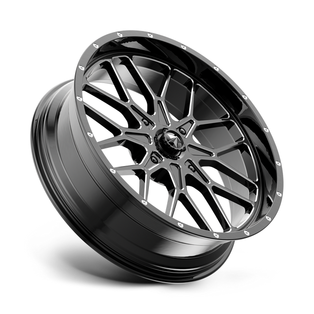 MSA Offroad Wheels M45 Portal 16x7 Gloss Black Milled 10mm ET 115.1mm CB 4x156