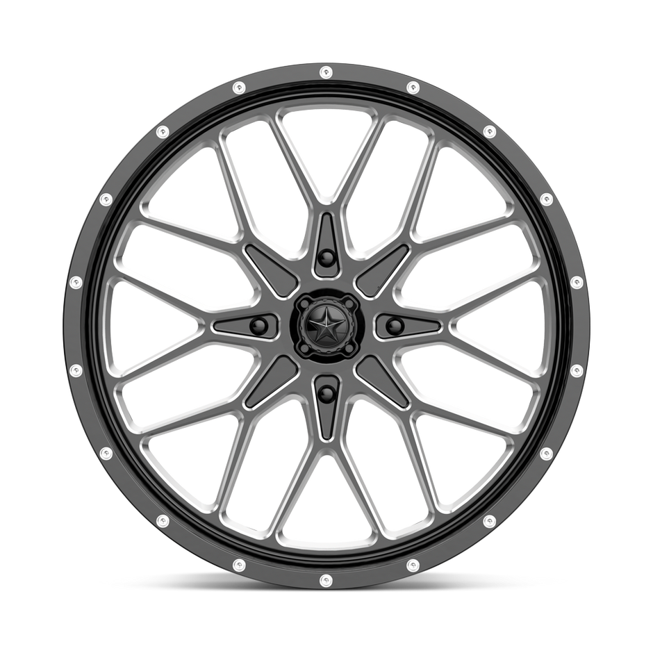 MSA Offroad Wheels M45 Portal 16x7 Gloss Black Milled 10mm ET 115.1mm CB 4x156