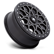 MSA Offroad Wheels M48 Portal Beadlock 15x6 Gloss Black Milled w/Gloss Black Ring 38mm ET 86mm CB 4x110