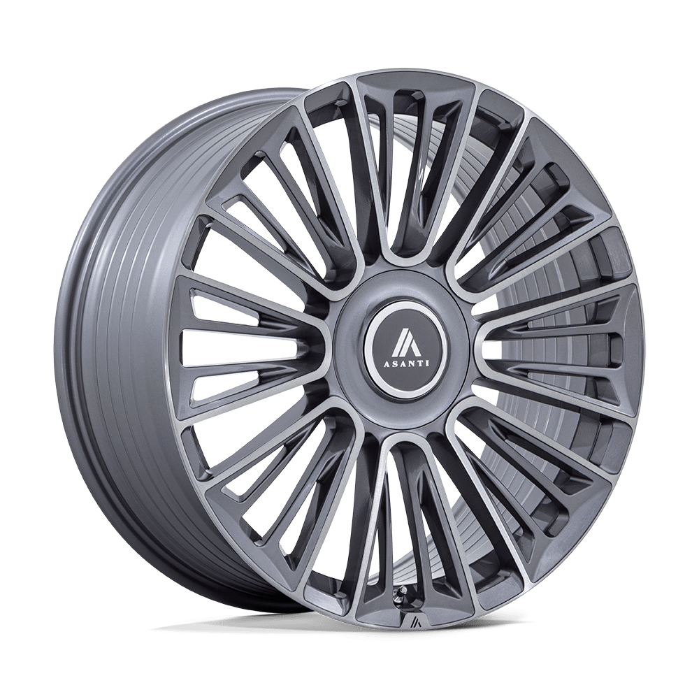 Asanti Wheels AB049 Premier 24x10 Anthracite Brushed 35mm ET 84.1mm CB 5x120/5x130