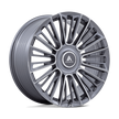 Asanti Wheels AB049 Premier 24x10 Anthracite Brushed 35mm ET 84.1mm CB 5x120/5x130