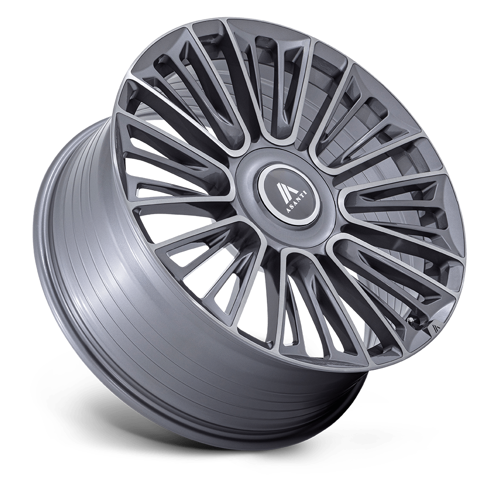 Asanti Wheels AB049 Premier 24x10 Anthracite Brushed 35mm ET 84.1mm CB 5x120/5x130