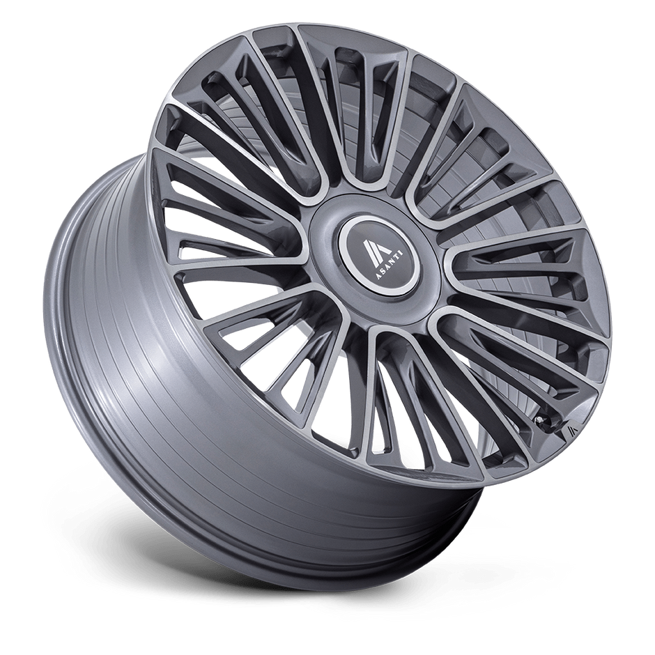 Asanti Wheels AB049 Premier 24x10 Anthracite Brushed 35mm ET 84.1mm CB 5x120/5x130