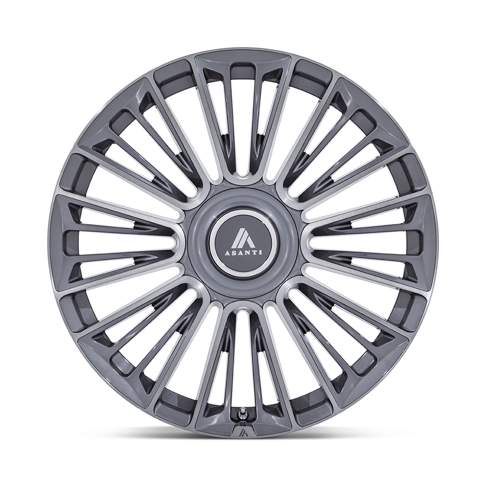 Asanti Wheels AB049 Premier 24x10 Anthracite Brushed 35mm ET 84.1mm CB 5x120/5x130