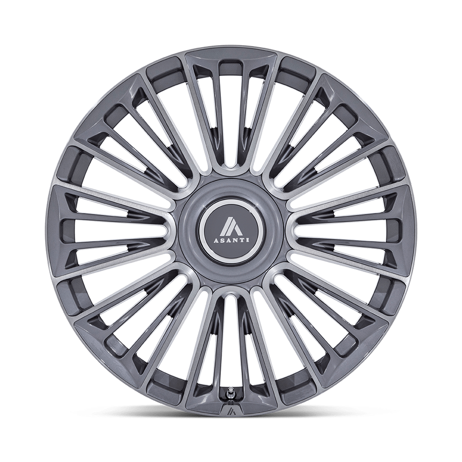 Asanti Wheels AB049 Premier 24x10 Anthracite Brushed 35mm ET 84.1mm CB 5x120/5x130