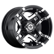 Fairway Alloys FA123 Prestige 10x7 Gloss Black Machined -25mm ET 70.7mm CB 4x101.6