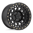 Black Rhino Hard Alloys Primm 17x9 Matte Black w/Brass Bolts -12mm ET 112.1mm CB 6x139.7
