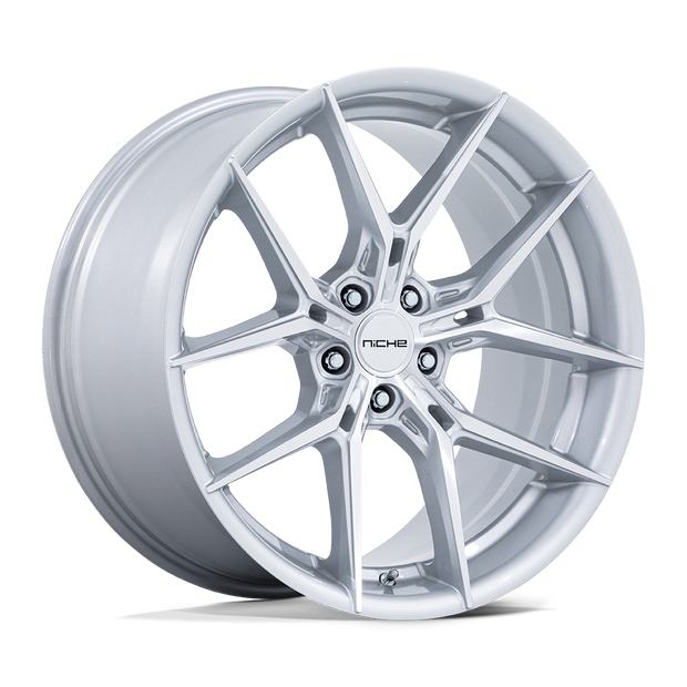 Niche NC279 Prodigy 5 24x10 Silver w/Machined Face 20mm ET 84.1mm CB 5x130