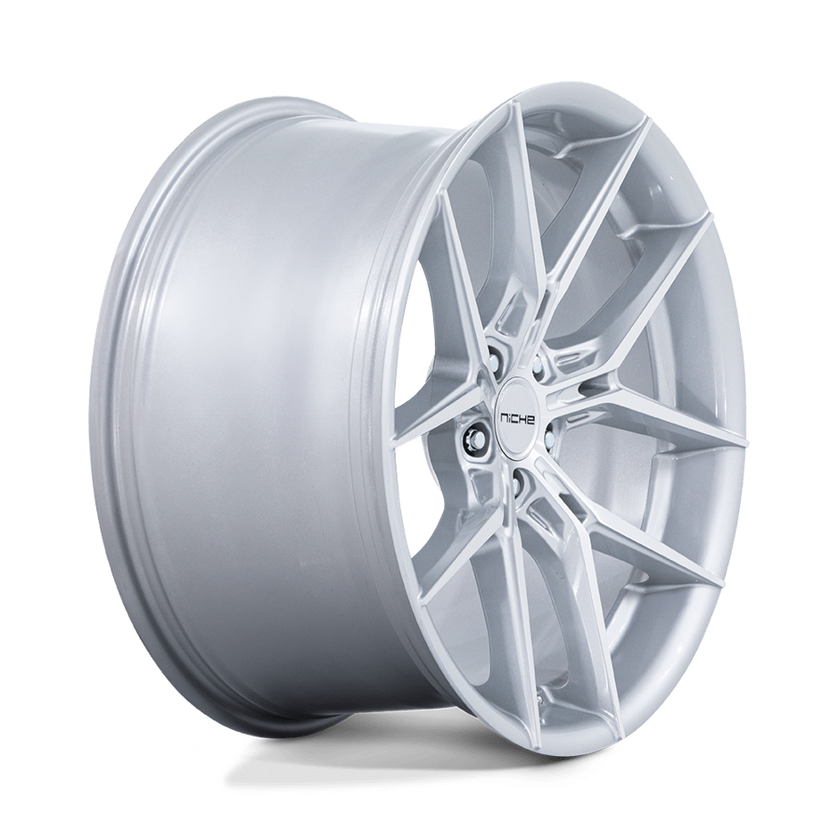 Niche NC279 Prodigy 5 18x8.5 Silver w/Machined Face 35mm ET 72.56mm CB 5x114.3