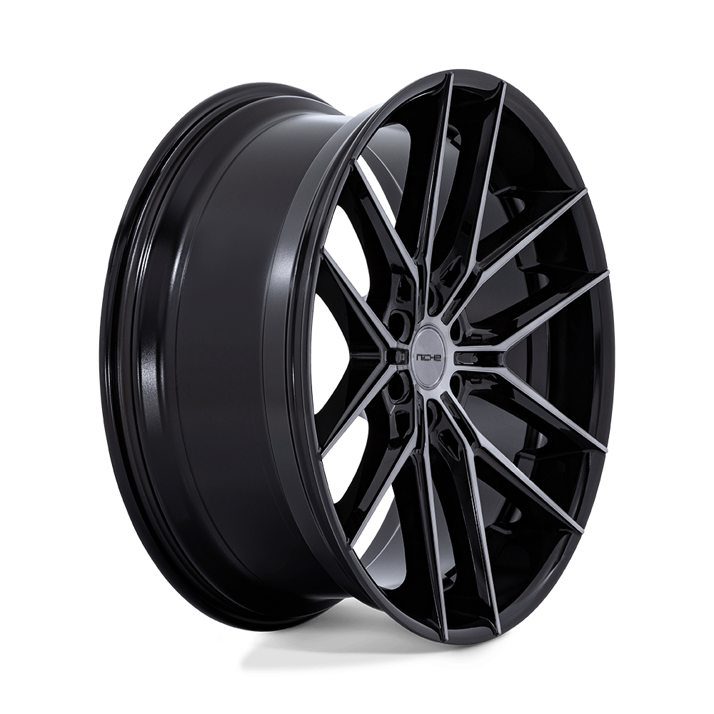 Niche NC280 Prodigy 6 22x9.5 Gloss Black w/Dark Tinted Clear 25mm ET 87.1mm CB 6x135