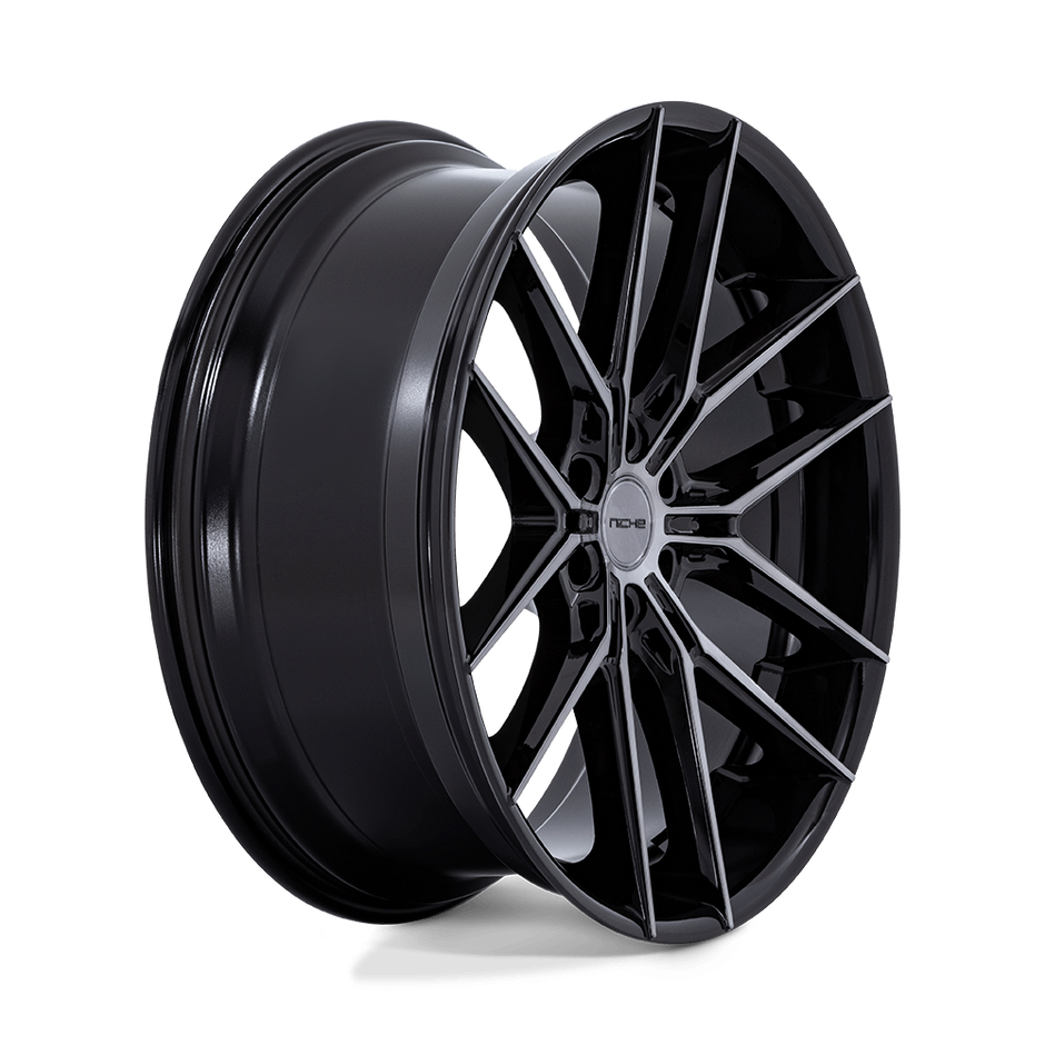 Niche NC280 Prodigy 6 22x9.5 Gloss Black w/Dark Tinted Clear 25mm ET 87.1mm CB 6x135