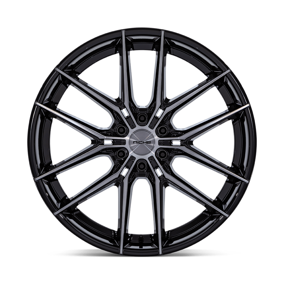 Niche NC280 Prodigy 6 22x9.5 Gloss Black w/Dark Tinted Clear 25mm ET 87.1mm CB 6x135