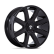 DUB Wheels DC273 Pull 24x9 Gloss Black 15mm ET 74.1mm CB 5x115/5x120