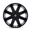DUB Wheels DC273 Pull 24x9 Gloss Black 15mm ET 74.1mm CB 5x115/5x120