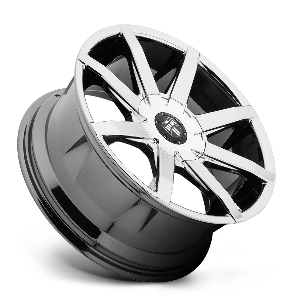 DUB Wheels S201 Push 20x8.5 Chrome Plated 10mm ET 72.6mm CB Custom BP