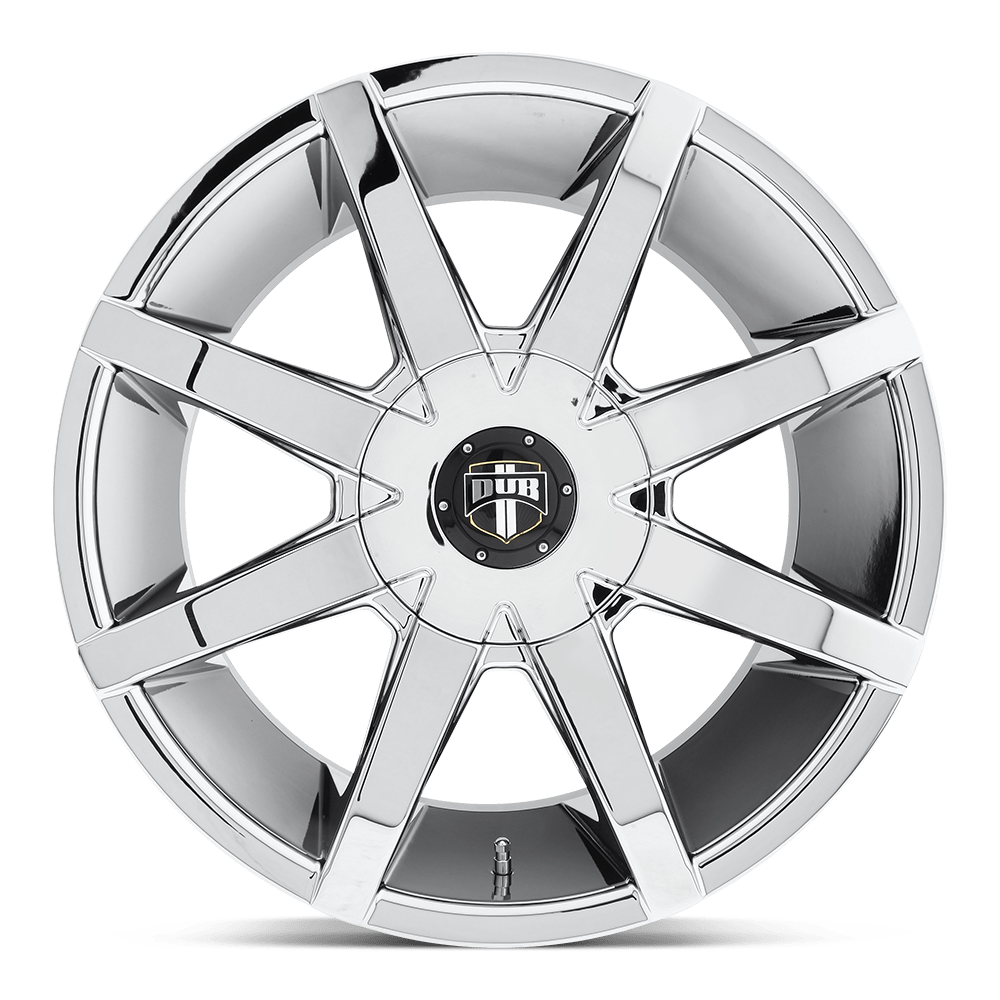 DUB Wheels S201 Push 20x8.5 Chrome Plated 10mm ET 72.6mm CB Custom BP