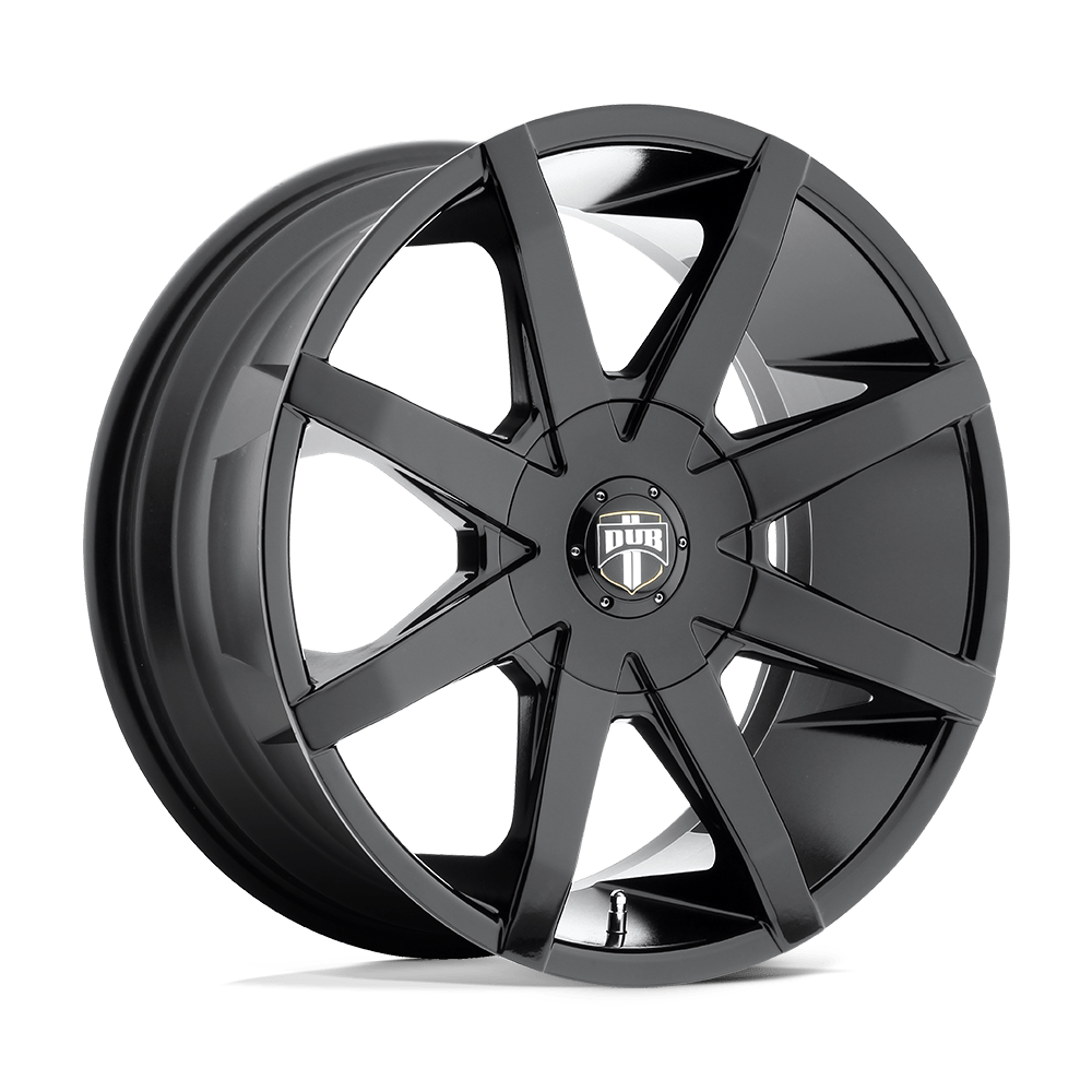 DUB Wheels S110 Push 20x8.5 Gloss Black 35mm ET 74.5mm CB 6x120/6x132