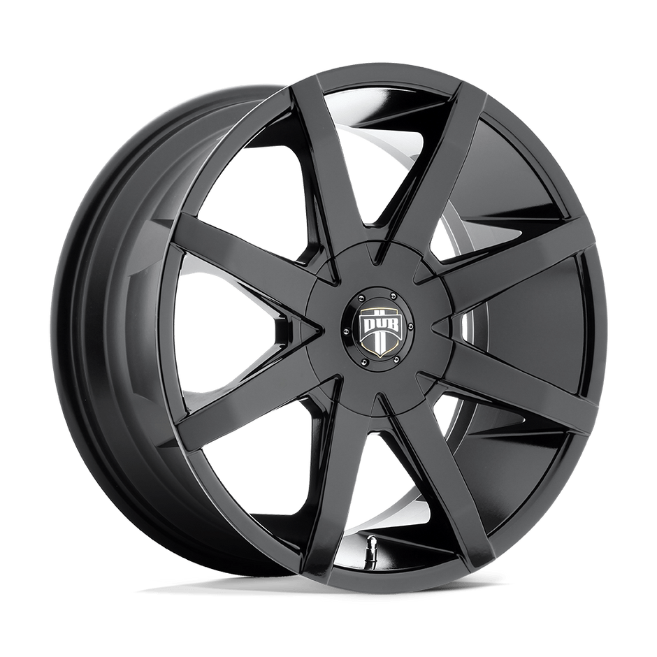 DUB Wheels S110 Push 22x9.5 Gloss Black 10mm ET 72.6mm CB Custom BP