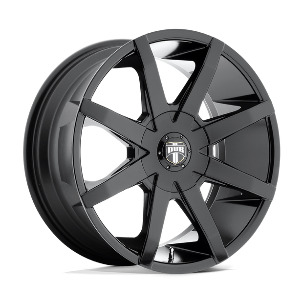 DUB Wheels S110 Push 24x9.5 Gloss Black 10mm ET 72.6mm CB Custom BP