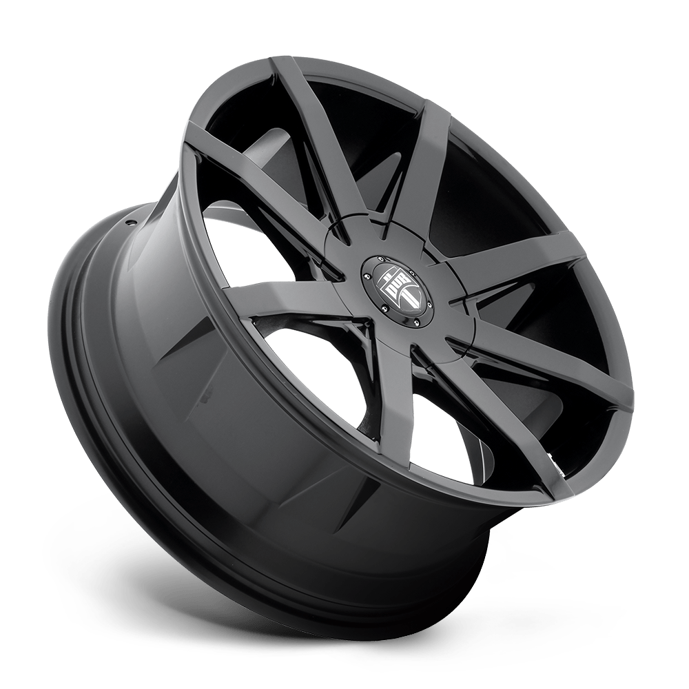 DUB Wheels S110 Push 20x8.5 Gloss Black 35mm ET 74.5mm CB 6x120/6x132