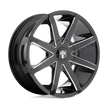 DUB Wheels S109 Push 20x8.5 Gloss Black Milled 35mm ET 67mm CB 6x120