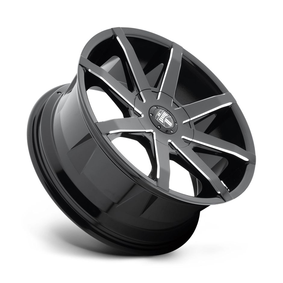 DUB Wheels S109 Push 20x8.5 Gloss Black Milled 35mm ET 67mm CB 6x120