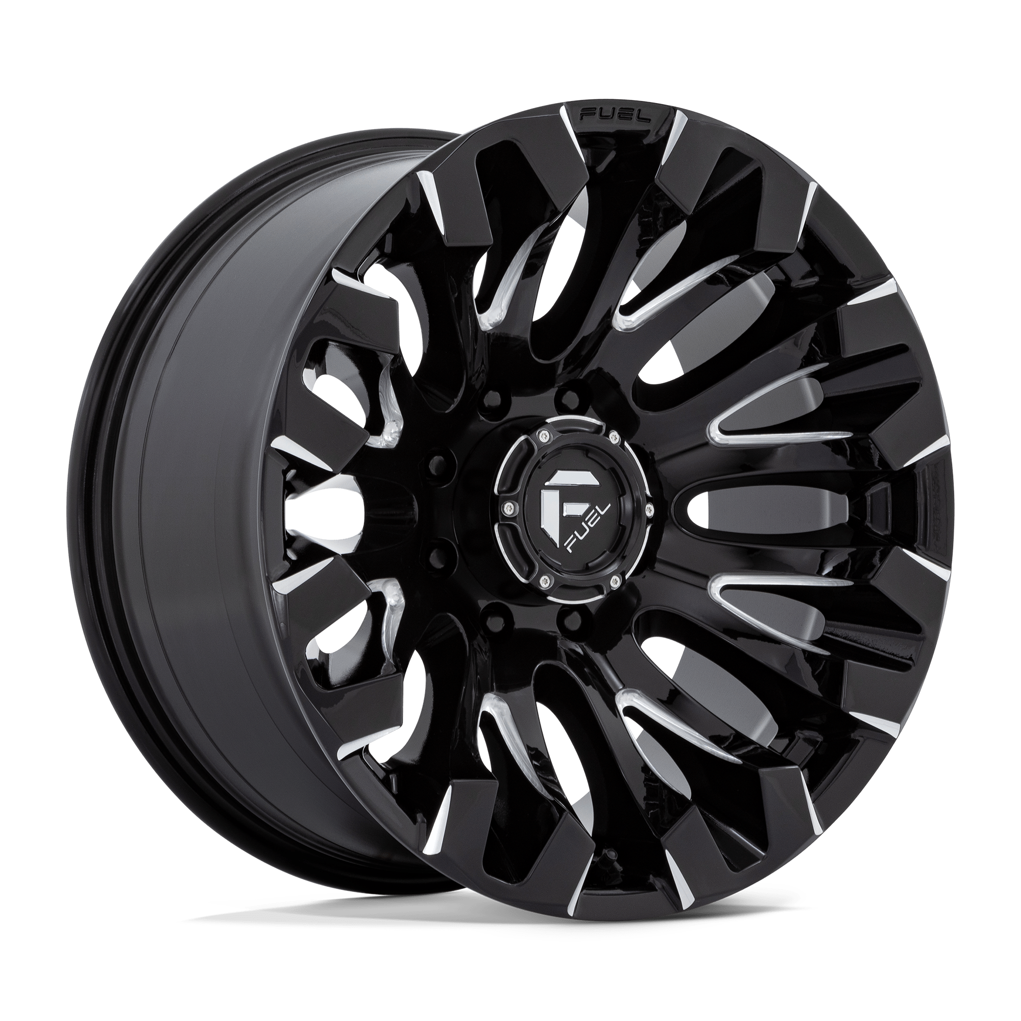 Fuel Wheels D828 Quake 18x9 Gloss Black Milled 1mm ET 125.1mm CB 8x170