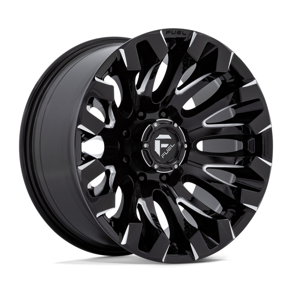 Fuel Wheels D828 Quake 18x9 Gloss Black Milled 1mm ET 125.1mm CB 8x170