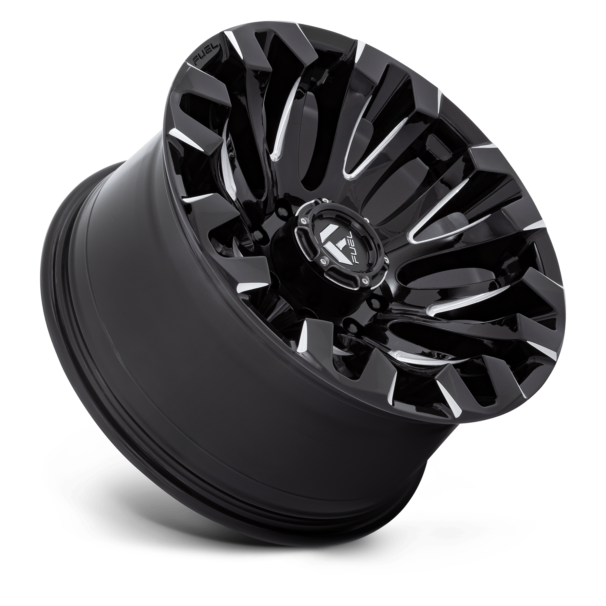 Fuel Wheels D828 Quake 18x9 Gloss Black Milled 1mm ET 125.1mm CB 8x170