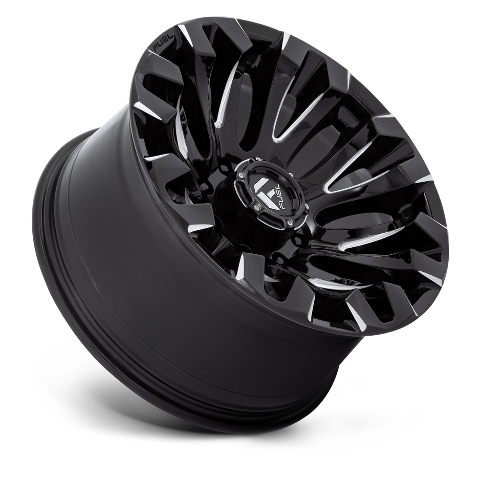 Fuel Wheels D828 Quake 18x9 Gloss Black Milled 1mm ET 125.1mm CB 8x170
