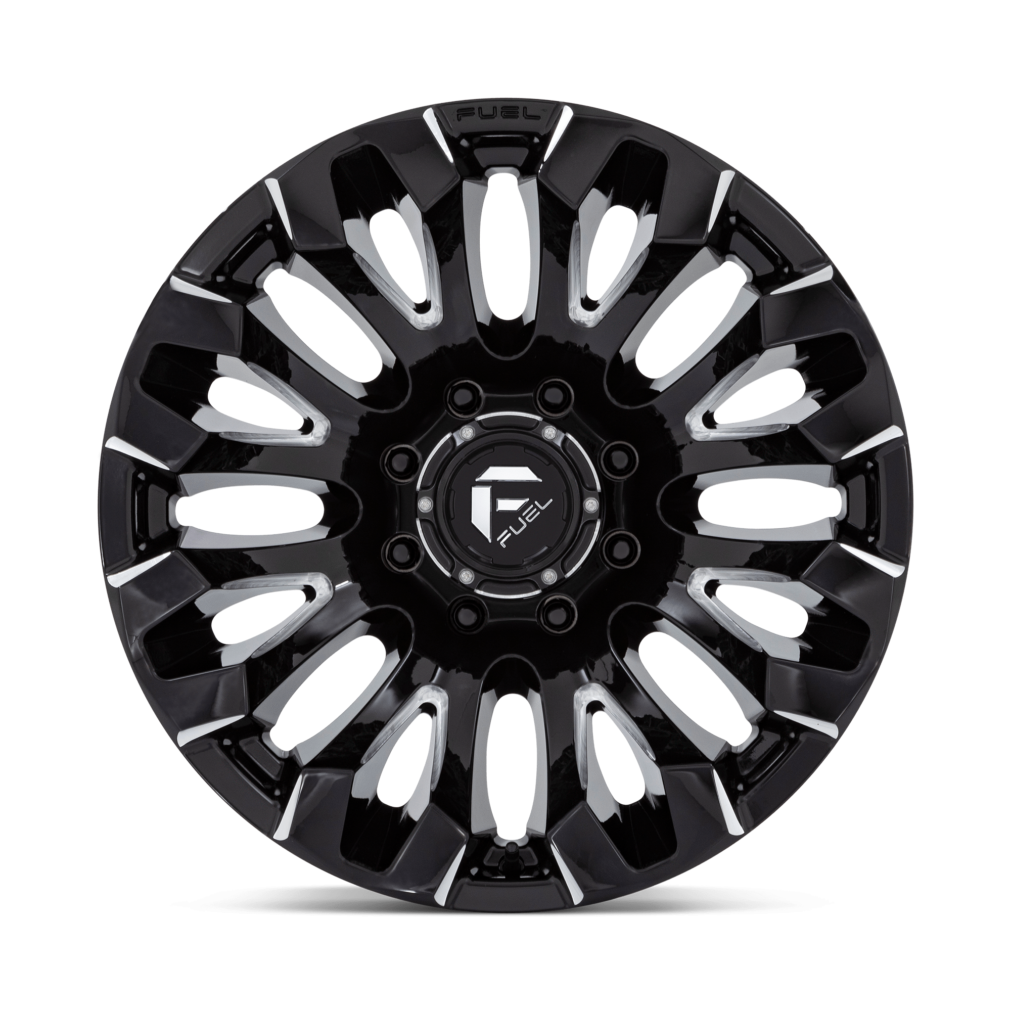 Fuel Wheels D828 Quake 18x9 Gloss Black Milled 1mm ET 125.1mm CB 8x170